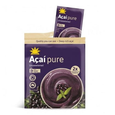 Amazonia Organic Acai Pure Soothie Packs 4 x 100g